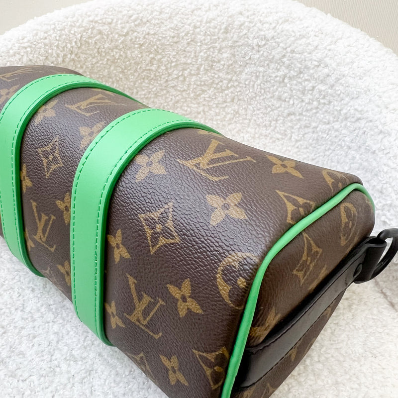 LV Macassar Keepall 25 in Monogram Canvas and Black HW