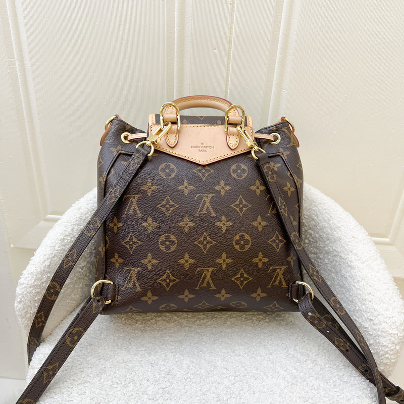 LV Excursion PM Backpack Bag in Monogram Canvas and GHW