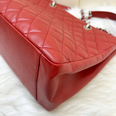 Chanel Grand Shopping Tote GST in Red Caviar and SHW