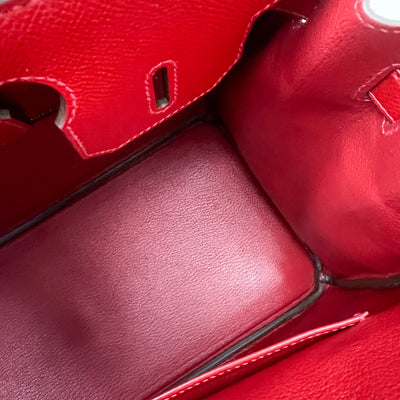 Hermes Birkin 30 in Rouge Casaque Epsom Leather and GHW