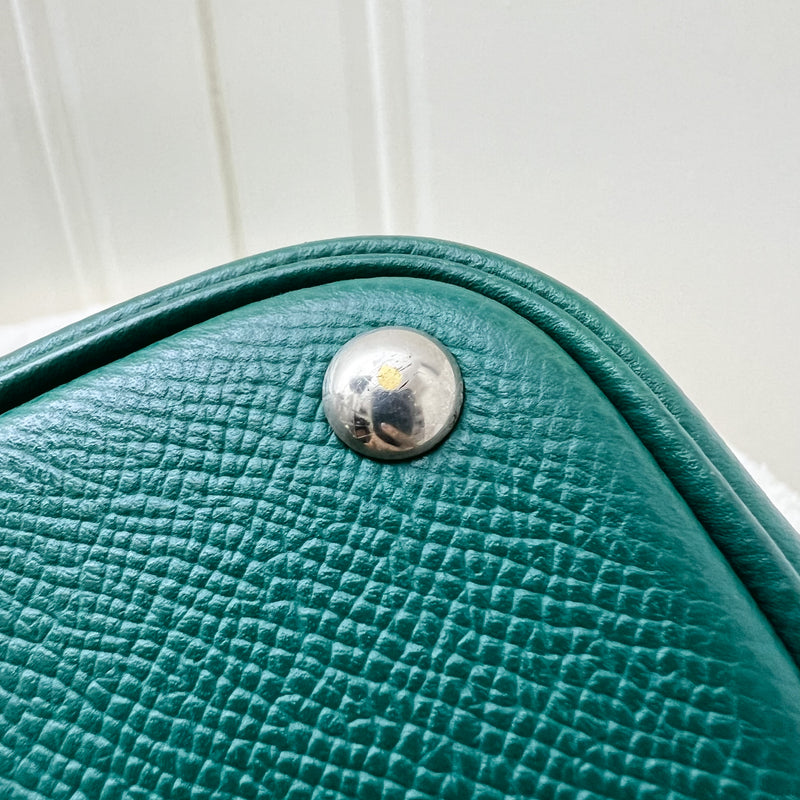 Hermes Bolide 27 in Malachite Epsom Leather and PHW