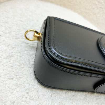 LV Officier Case in Black Calfskin and GHW