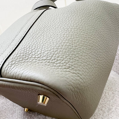 Hermes Picotin 18 in Sage Clemence Leather and GHW