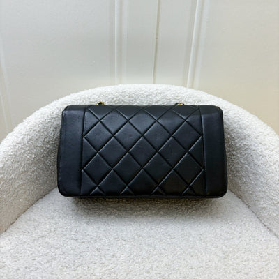 Chanel Small Vintage Diana Flap in Black Lambskin and 24K GHW