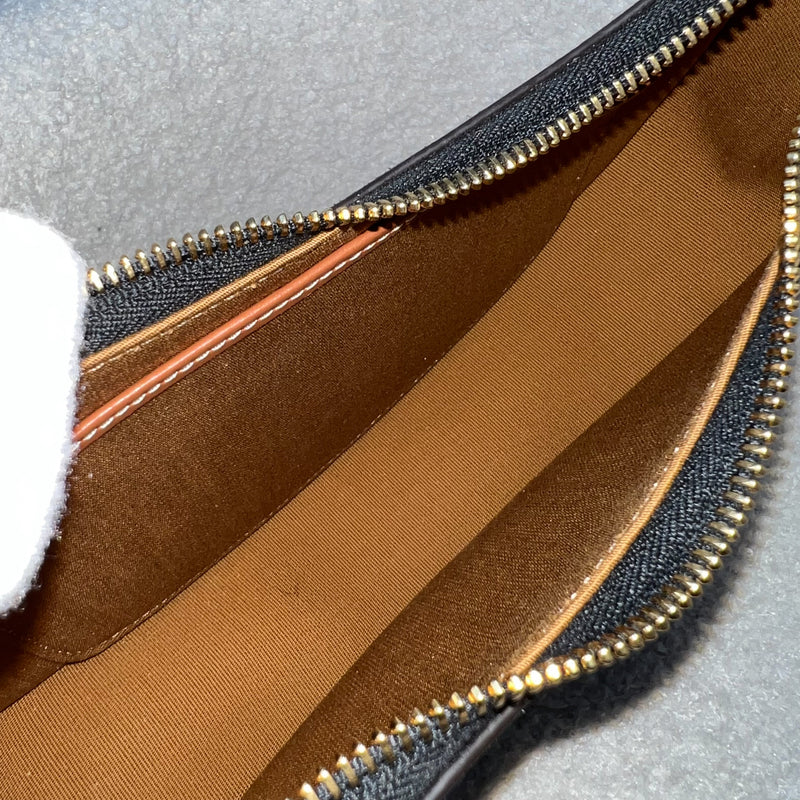 Celine Medium Ava Bag In Triomphe Canvas and Calfskin and GHW