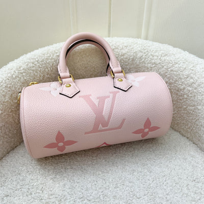 LV Papillon BB By the Pool Gradient Pink Empreinte Leather