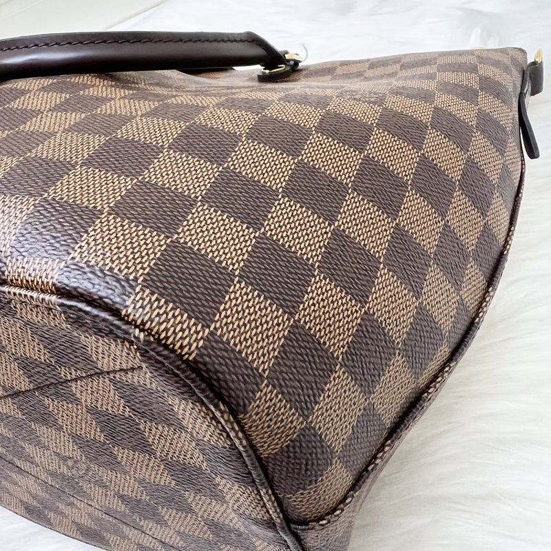 LV Siena GM Bag in Damier Ebene Canvas and GHW