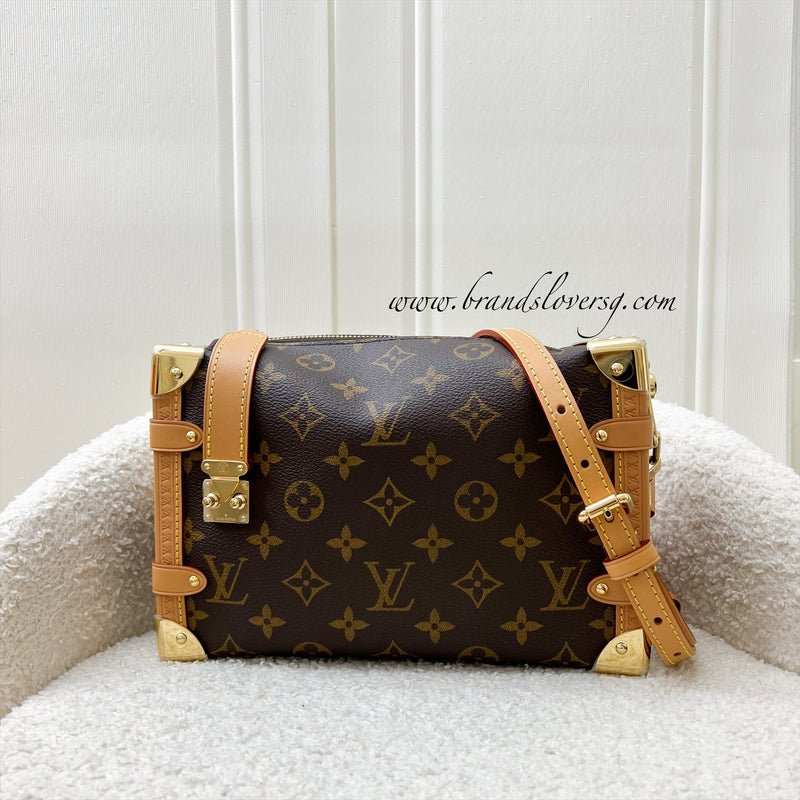 LV Side Trunk MM Bag in Monogram Canvas and GHW