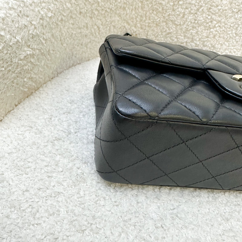 Chanel Classic Mini Rectangle in Black Lambskin and LGHW