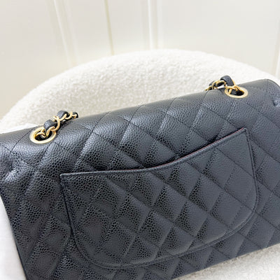 Chanel Medium Classic Flap CF in Black Caviar and GHW