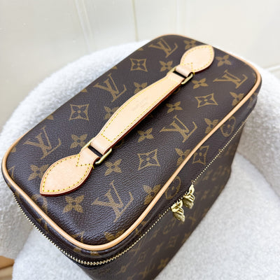 LV Nice BB Toiletry Pouch in Monogram Canvas GHW