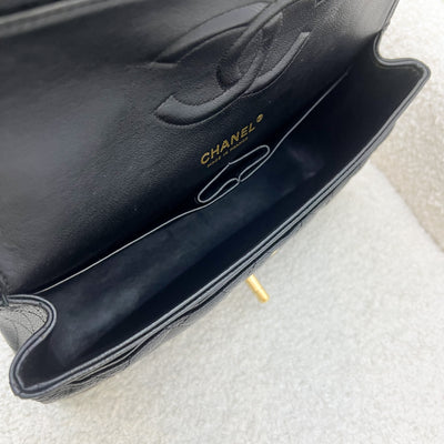 Chanel Medium Classic Flap CF in Black Caviar and 24K GHW