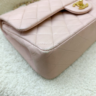 Chanel Vintage Medium Classic Flap CF in Sakura Pink Lambskin and AGHW