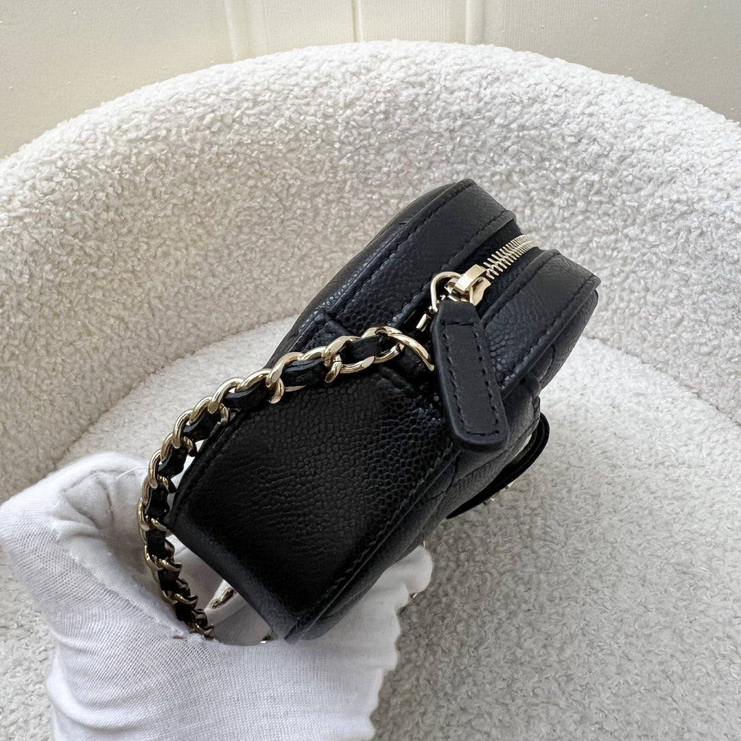 Chanel 24S Mini Camera Bag in Black Caviar and LGHW Brands Lover