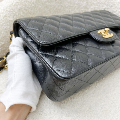 Chanel Medium Classic Flap CF in Black Caviar and GHW