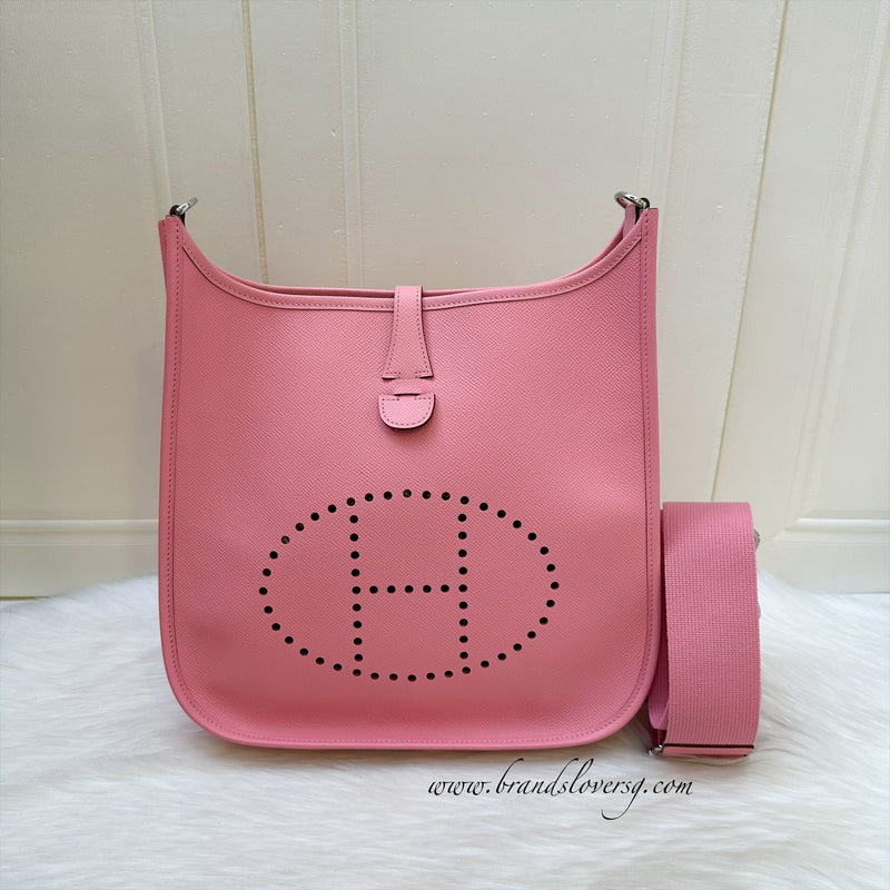 Hermes Evelyne 29 PM in Rose Confetti Epsom Leather and PHW