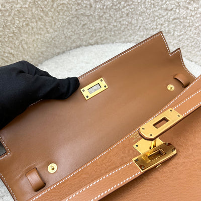 Hermes Kelly Elan in Gold Madame Leather and GHW