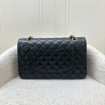 Chanel Medium Classic Flap CF in Black Caviar and GHW