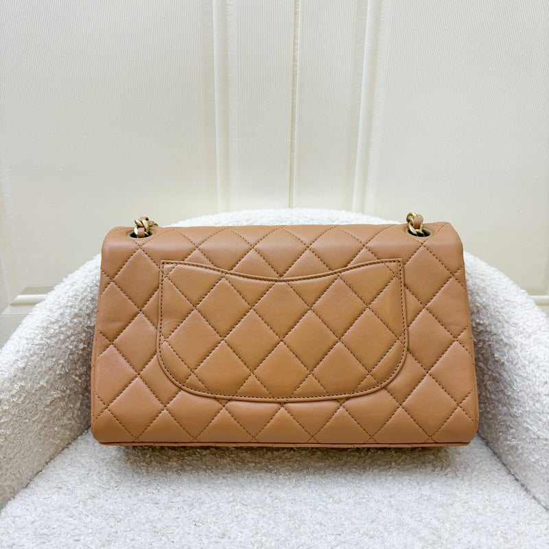 Chanel 23P Seasonal Flap Bag in Caramel Lambskin and AGHW