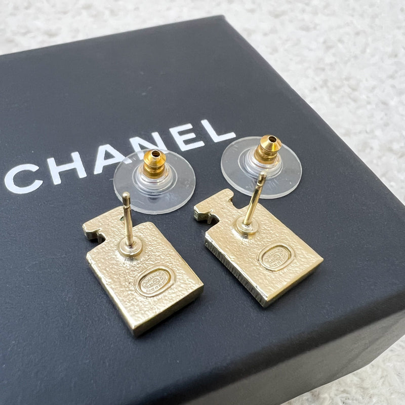 Chanel Mini Perfume Earrings in AGHW