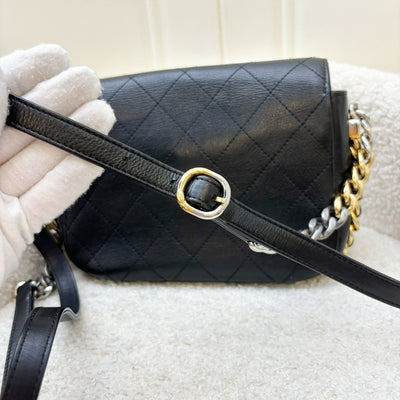 Chanel Casual Trip Flap in Black Calfskin and 3 Tone HW