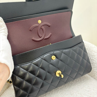 Chanel Medium Classic Flap CF in Black Caviar and GHW