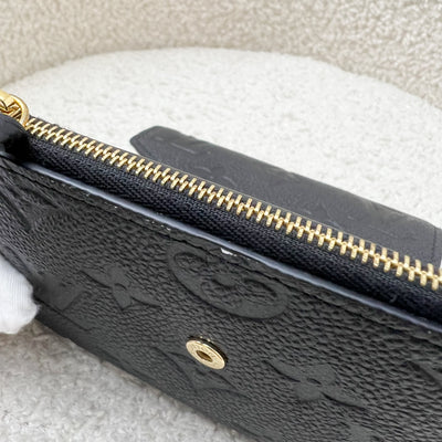 LV Victorine Wallet in Black Empreinte Leather and GHW