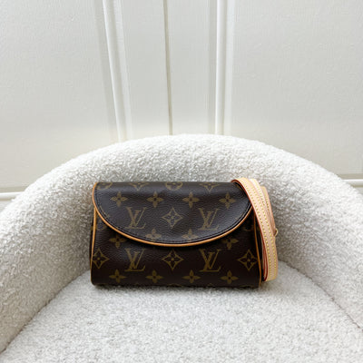 LV Pochette Friendly Two Way Mini Bag in Monogram Canvas GHW