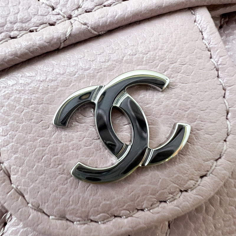 Chanel Small Trifold Compact Wallet in Pink Caviar and LGHW