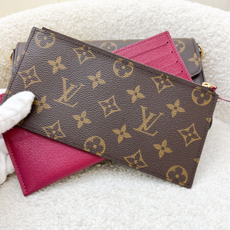 LV Felicie Pochette in Monogram Canvas and GHW