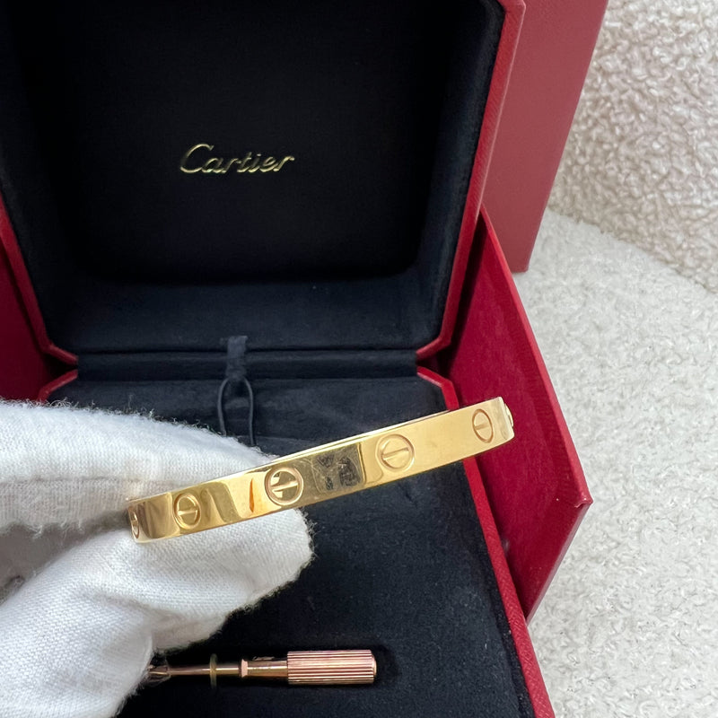 Cartier Love Bracelet in 18K Rose Gold Size 16