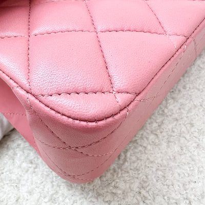 Chanel Medium Classic Flap CF in Pink Lambskin and SHW