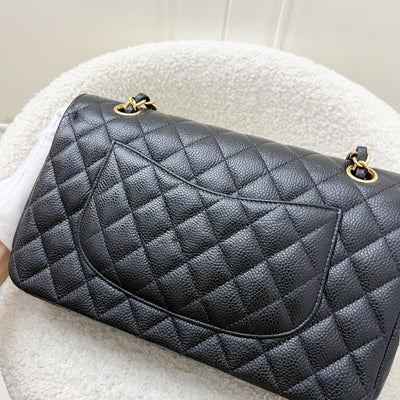 Chanel Medium Classic Flap CF in Black Caviar and GHW