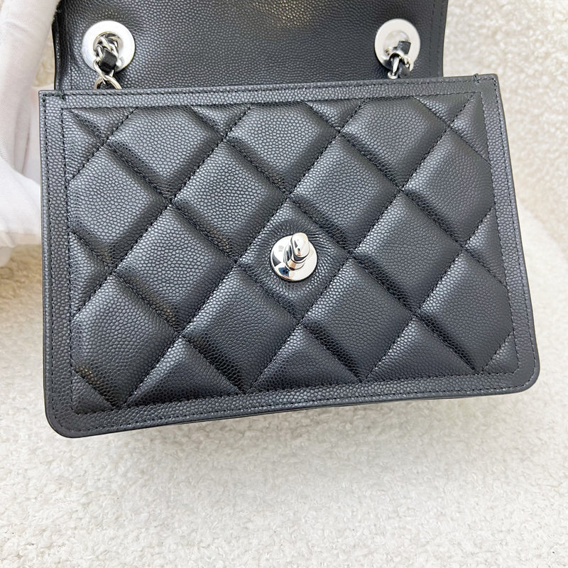 Chanel 23K Sweet Classic Mini Flap in Black Caviar and SHW