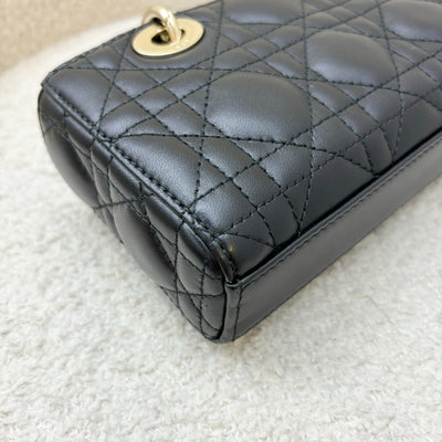 Dior Micro Lady D-Joy Bag in Black Cannage Lambskin and LGHW