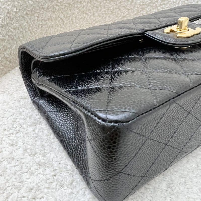 Chanel Small Classic Flap CF in Black Caviar and GHW