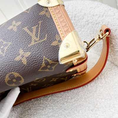 LV Side Trunk MM Bag in Monogram Canvas and GHW