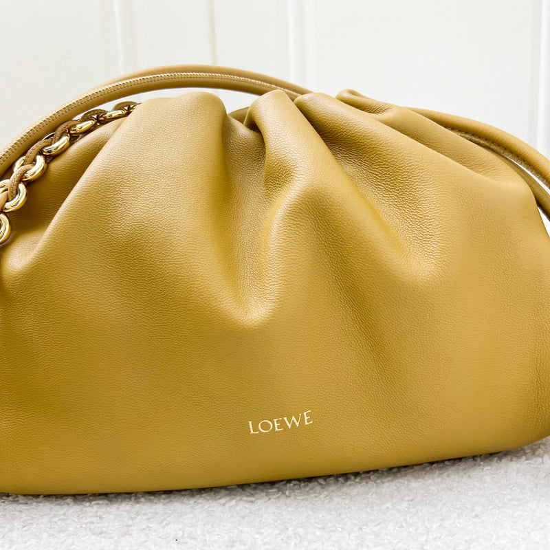 Loewe Medium Flamenco Purse in Sahara Mellow Nappa Lambskin and GHW