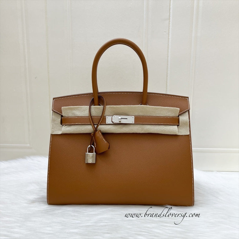 Hermes Birkin 30 Sellier in Gold Epsom Leather and PHW