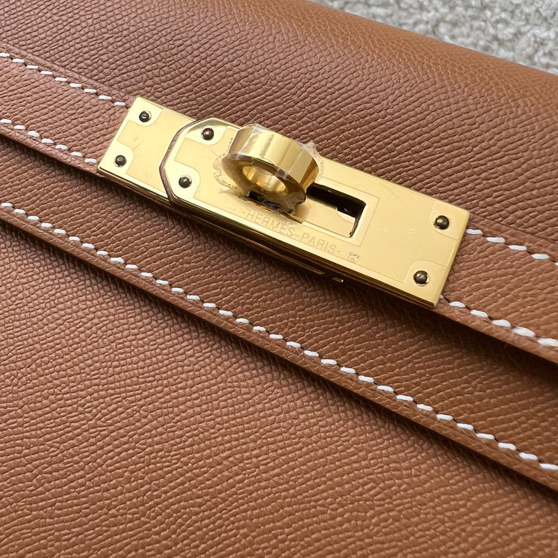 Hermes Kelly Elan in Gold Madame Leather and GHW