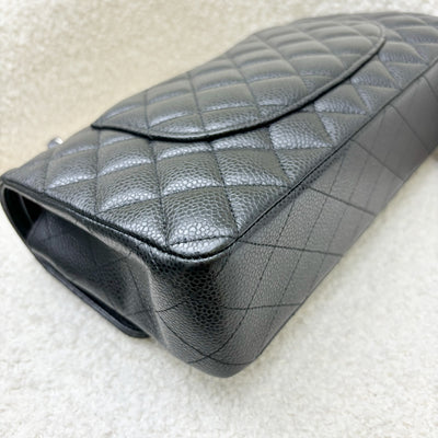 Chanel Medium Classic Flap CF in Black Caviar and SHW