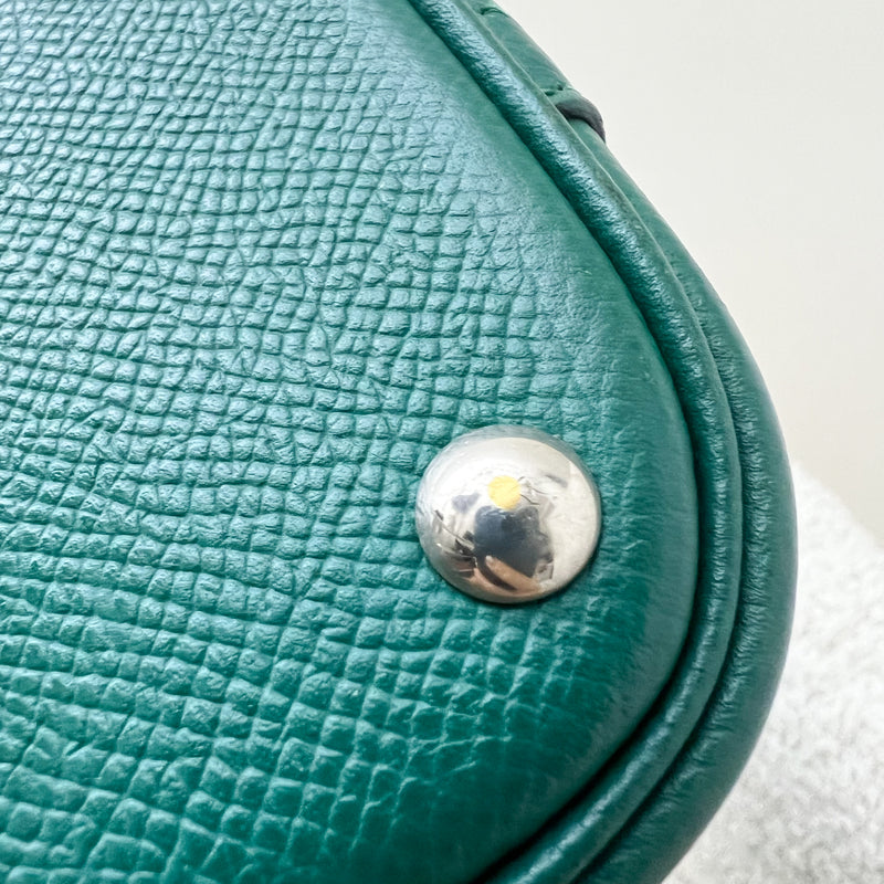 Hermes Bolide 27 in Malachite Epsom Leather and PHW