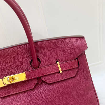 Hermes Birkin 35 in Rubis Togo Leather and GHW