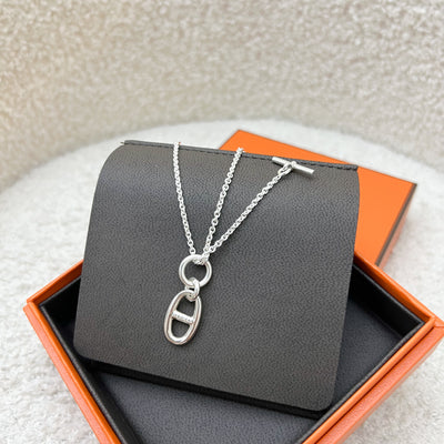 Hermes Chaine d'ancre Pendant Necklace 80 in 925 Silver