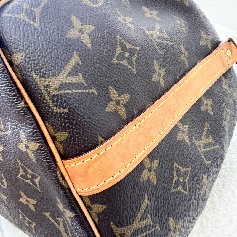 LV World Tour Speedy Bandouliere 30 in Monogram Canvas and GHW