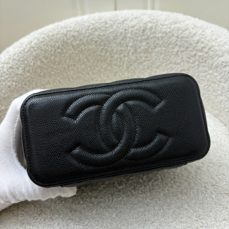 Chanel Classic Small Vanity in Black Caviar and LGHW