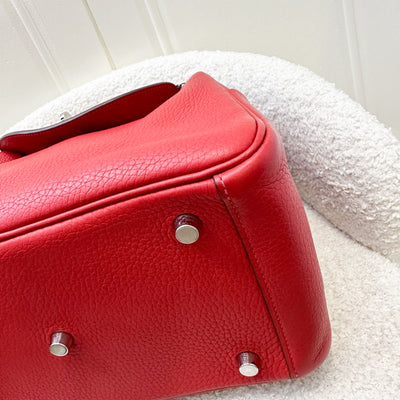 Hermes Lindy 26 in Rouge Casaque Clemence Leather and PHW