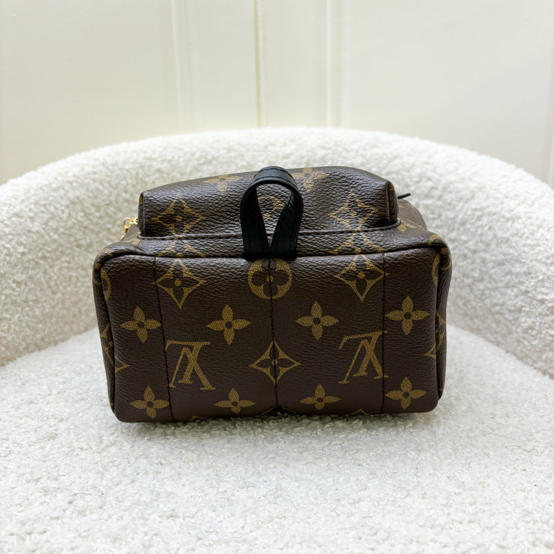 LV Palm Springs Mini Backpack in Monogram Canvas and GHW