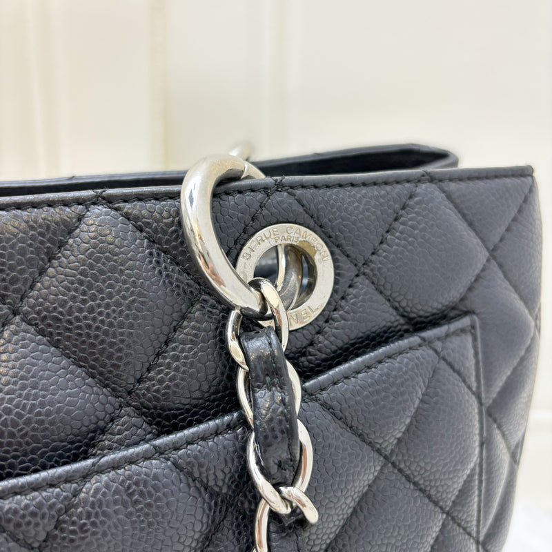 Chanel Grand Shopping Tote GST in Black Caviar and SHW