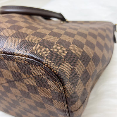 LV Siena GM Bag in Damier Ebene Canvas and GHW